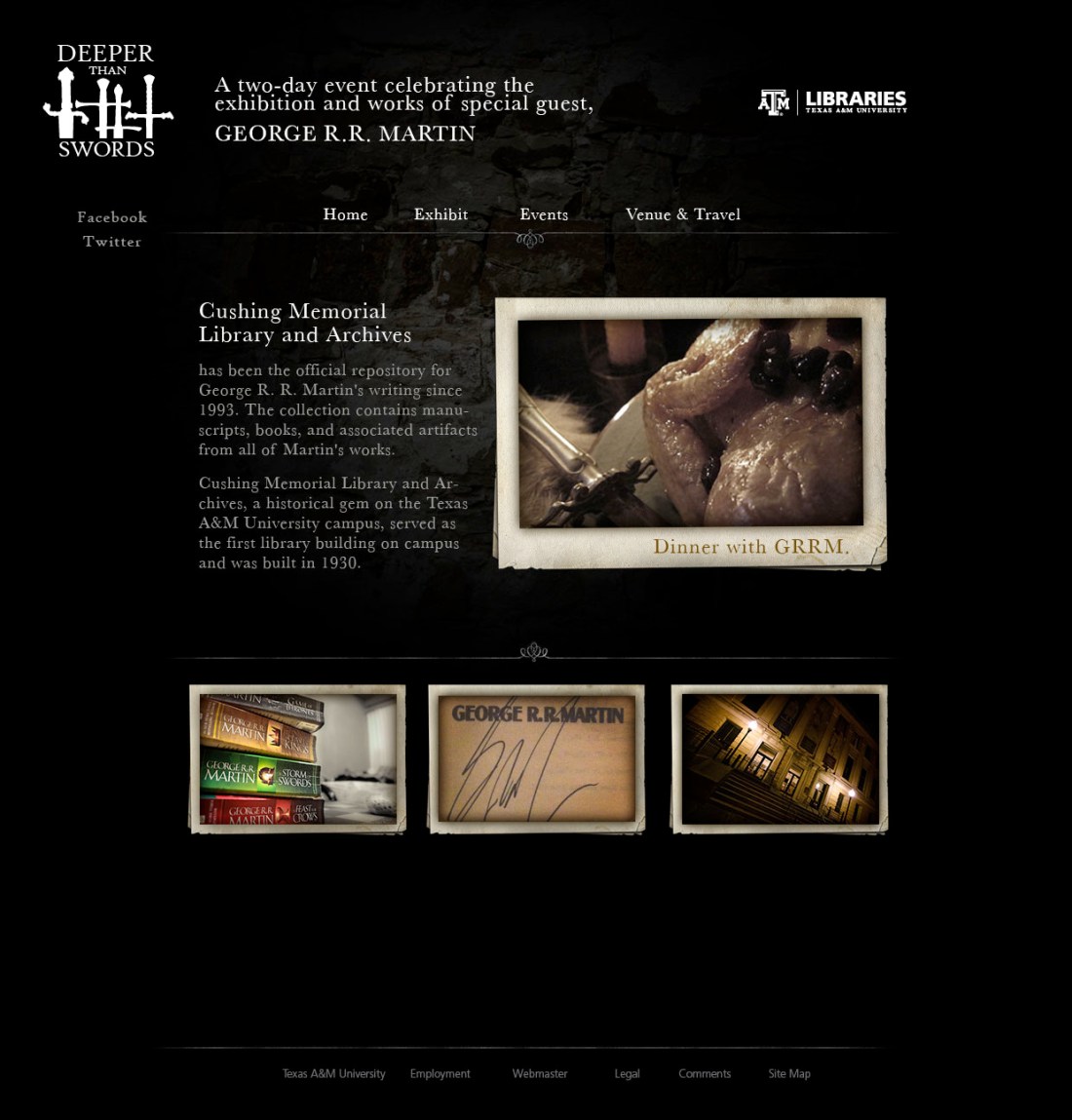 Deeper Than Swords micro-site