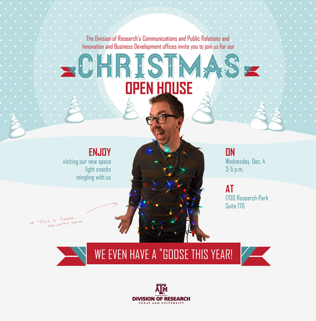 Holiday Card - Goose